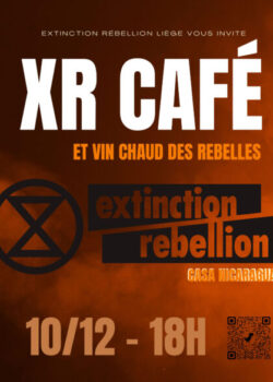 extinction rebvellion liege café